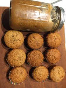 maple banana muffins