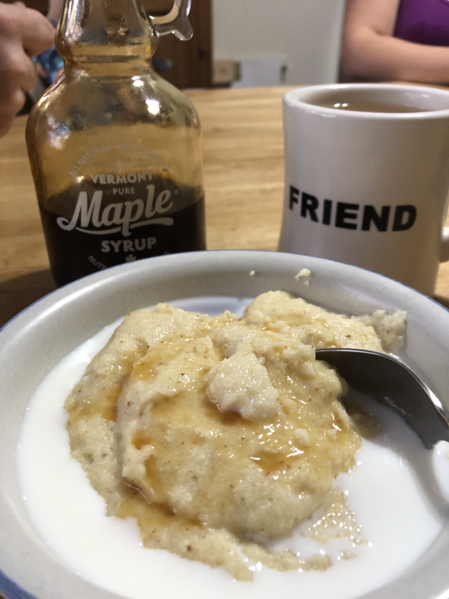 cream of wheat with maple