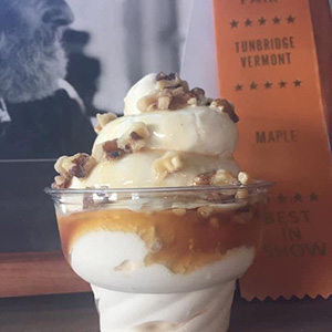 award winning maple sundae