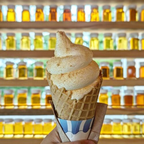 maple creamee made from pure Vermont maple syrup