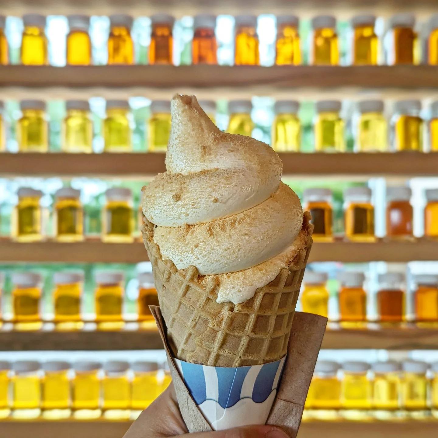 maple creamee made from pure Vermont maple syrup